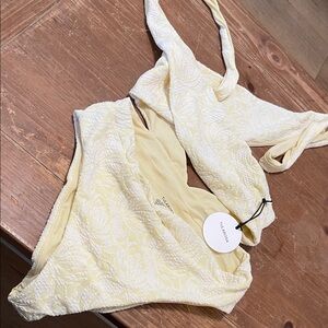 Tularosa Cream Bikini Set